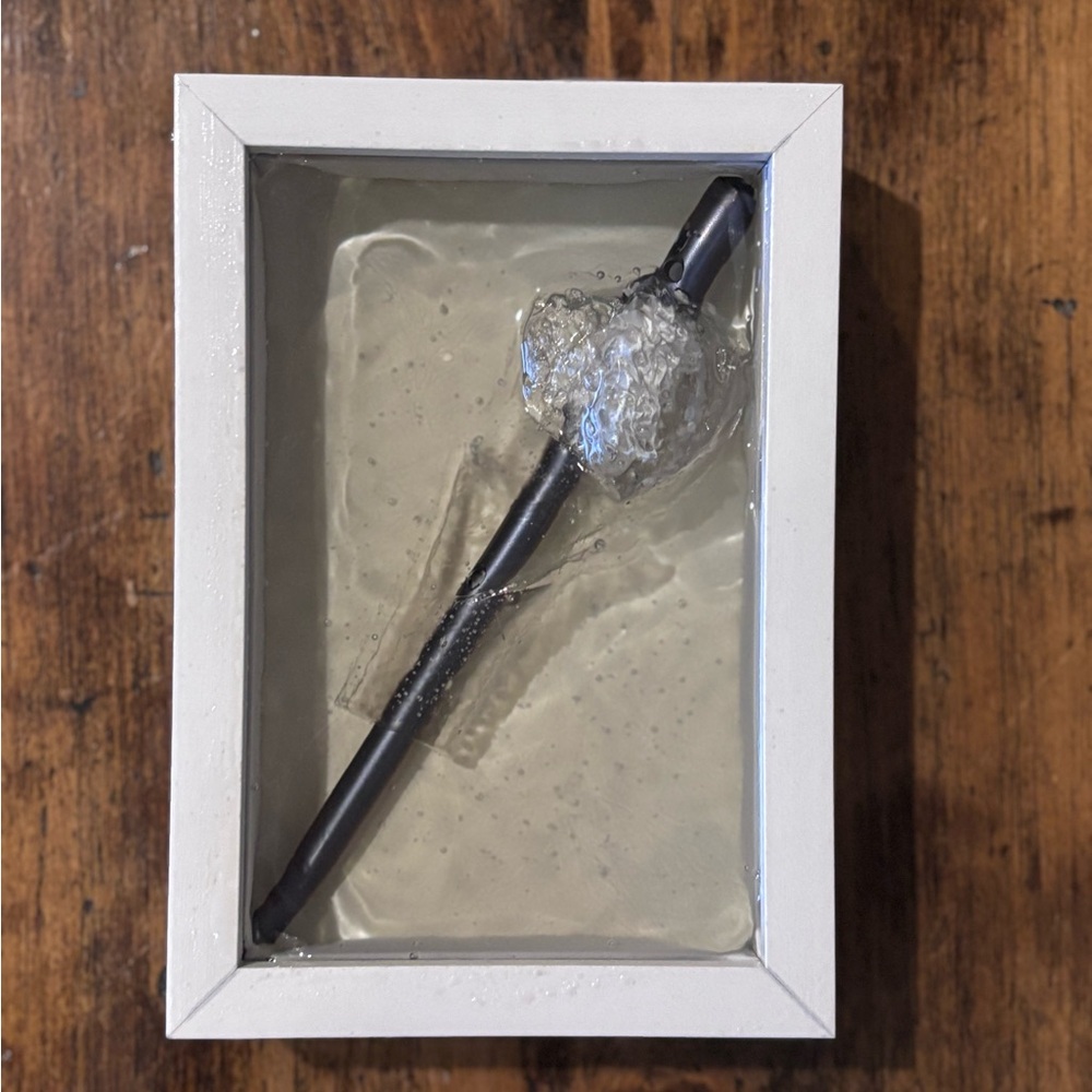Medical Art- Orthopedic surgery 3D printed bone and implant Resin art